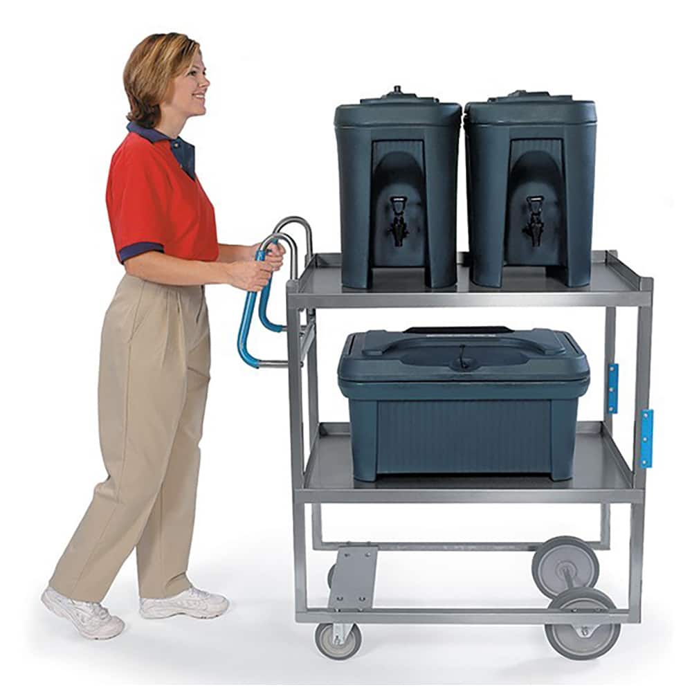 Lakeside - Carts; Type: Utility Cart ; Load Capacity (Lb.): 700.000 ; Number of Slots: 0 ; Number of Shelves: 2 ; Width (Inch): 21-5/8 ; Length (Inch): 41-3/8 - Exact Tooling