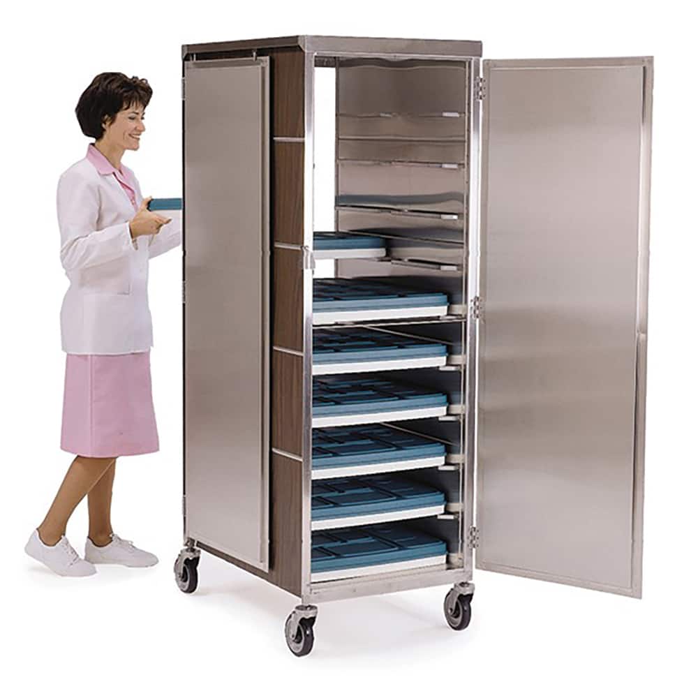 Lakeside - Carts; Type: Tray Delivery Cart ; Load Capacity (Lb.): 250.000 ; Number of Slots: 8 ; Number of Shelves: 0 ; Width (Inch): 23-3/4 ; Length (Inch): 33-1/4 - Exact Tooling