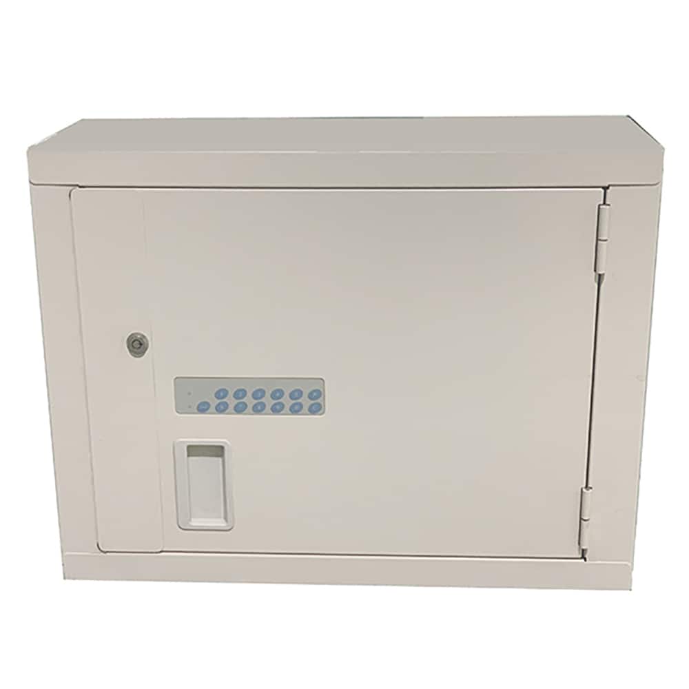 Lakeside - Medicine Cabinets; Mounting Style: Wall Mounted ; Material: Powder Coated Steel ; Height (Inch): 18 ; Width (Inch): 10 ; Depth (Inch): 24 ; Number of Shelves: 2 - Exact Tooling