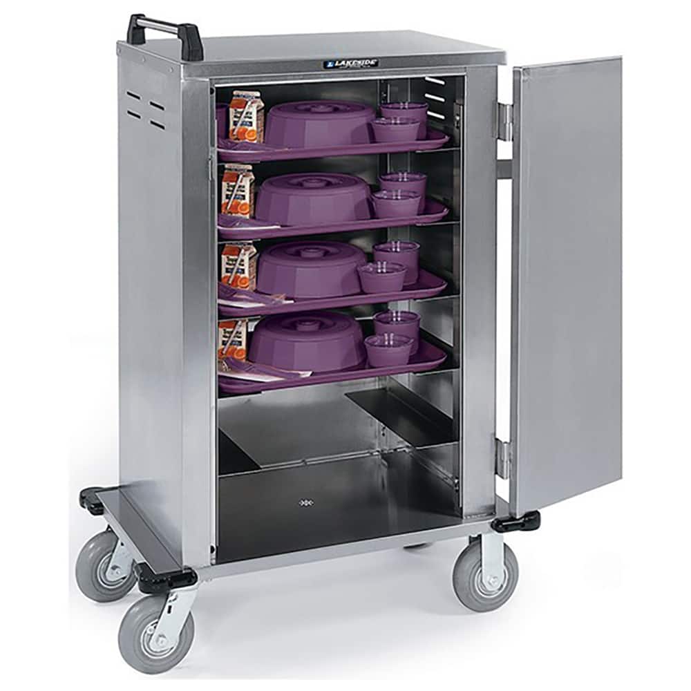 Lakeside - Carts; Type: Tray Delivery Cart ; Load Capacity (Lb.): 250.000 ; Number of Slots: 6 ; Number of Shelves: 0 ; Width (Inch): 32-1/4 ; Length (Inch): 21-3/4 - Exact Tooling