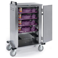Lakeside - Carts; Type: Tray Delivery Cart ; Load Capacity (Lb.): 250.000 ; Number of Slots: 6 ; Number of Shelves: 0 ; Width (Inch): 32-1/4 ; Length (Inch): 21-3/4 - Exact Tooling