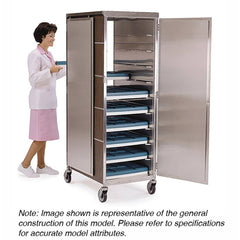 Lakeside - Carts; Type: Tray Delivery Cart ; Load Capacity (Lb.): 250.000 ; Number of Slots: 8 ; Number of Shelves: 0 ; Width (Inch): 21-5/8 ; Length (Inch): 31-1/4 - Exact Tooling
