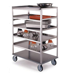 Lakeside - Carts; Type: Utility Cart ; Load Capacity (Lb.): 500.000 ; Number of Slots: 0 ; Number of Shelves: 6 ; Width (Inch): 22-1/4 ; Length (Inch): 36-3/8 - Exact Tooling