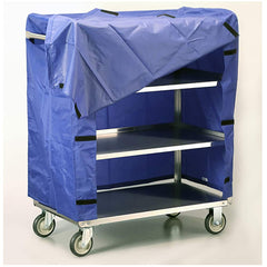 Lakeside - Carts; Type: Linen Cart ; Load Capacity (Lb.): 400.000 ; Number of Slots: 0 ; Number of Shelves: 4 ; Width (Inch): 22-1/4 ; Length (Inch): 36-3/8 - Exact Tooling