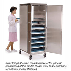 Lakeside - Carts; Type: Tray Delivery Cart ; Load Capacity (Lb.): 250.000 ; Number of Slots: 10 ; Number of Shelves: 0 ; Width (Inch): 23-3/4 ; Length (Inch): 33-1/4 - Exact Tooling