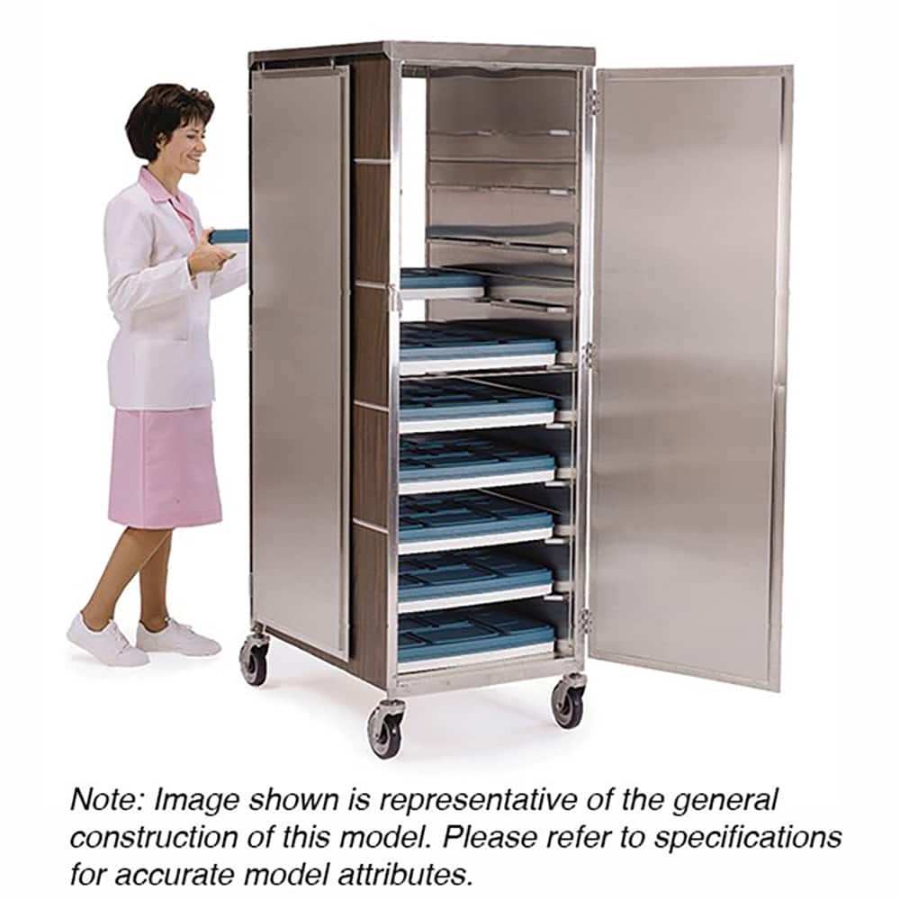 Lakeside - Carts; Type: Tray Delivery Cart ; Load Capacity (Lb.): 250.000 ; Number of Slots: 8 ; Number of Shelves: 0 ; Width (Inch): 23-3/4 ; Length (Inch): 33-1/4 - Exact Tooling