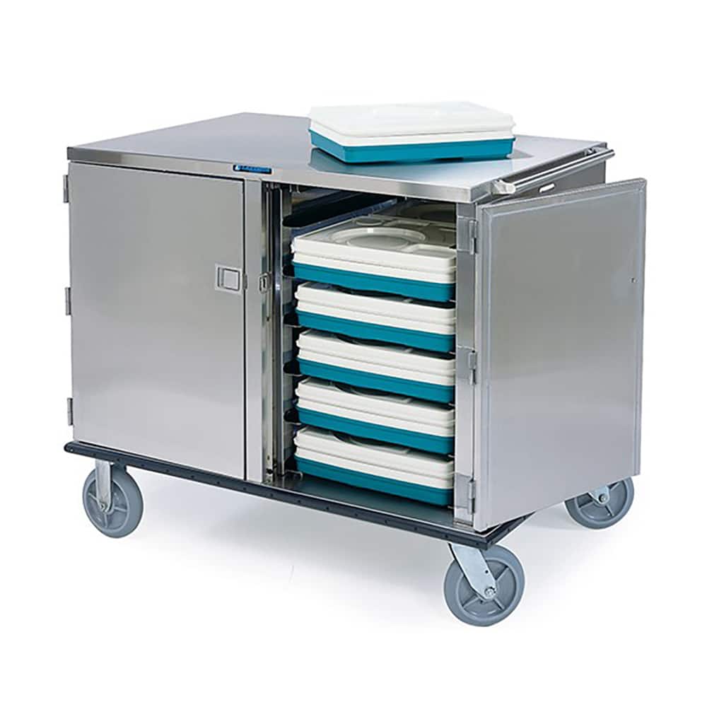 Lakeside - Carts; Type: Tray Delivery Cart ; Load Capacity (Lb.): 300.000 ; Number of Slots: 14 ; Number of Shelves: 0 ; Width (Inch): 34-1/8 ; Length (Inch): 51-1/8 - Exact Tooling