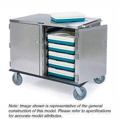 Lakeside - Carts; Type: Tray Delivery Cart ; Load Capacity (Lb.): 300.000 ; Number of Slots: 10 ; Number of Shelves: 0 ; Width (Inch): 26-1/8 ; Length (Inch): 35-3/4 - Exact Tooling