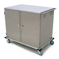 Lakeside - Carts; Type: Tray Delivery Cart ; Load Capacity (Lb.): 300.000 ; Number of Slots: 12 ; Number of Shelves: 0 ; Width (Inch): 34-1/8 ; Length (Inch): 51-1/8 - Exact Tooling