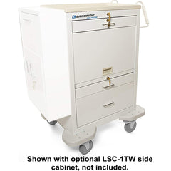 Lakeside - Carts; Type: Medical Cart ; Load Capacity (Lb.): 200.000 ; Number of Slots: 20 ; Number of Shelves: 0 ; Width (Inch): 25 ; Length (Inch): 32 - Exact Tooling