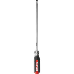 Milwaukee Tool - Slotted Screwdrivers; Tool Type: Cabinet ; Overall Length Range: 10" and Longer ; Handle Style: Ergonomic Cushioned Grip ; Blade Width (Inch): 1/4 ; Overall Length (Inch): 13 ; Shank Type: Straight - Exact Tooling