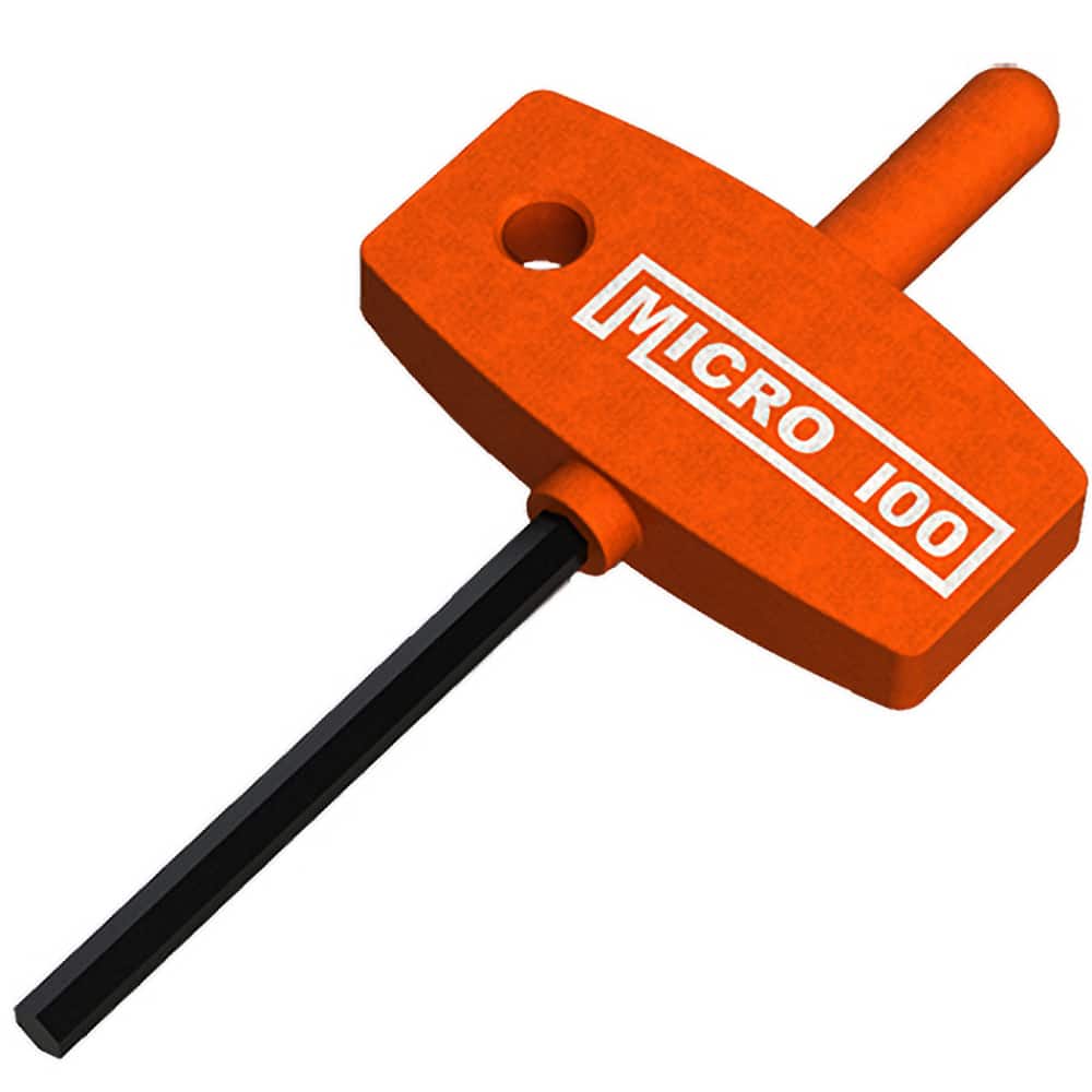 Micro 100 - Boring Bar Holder Accessories; Type: Quick Change Hex Key Handle ; Series: QHT - Exact Tooling
