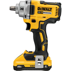 DeWALT - Cordless Impact Wrenches & Ratchets; Voltage: 20.00 ; Drive Size (Inch): 1/2 ; Battery Chemistry: Lithium Ion ; Handle Type: Pistol Grip ; Torque (Ft/Lb): 330 ; Speed (RPM): 0-2000 - Exact Tooling