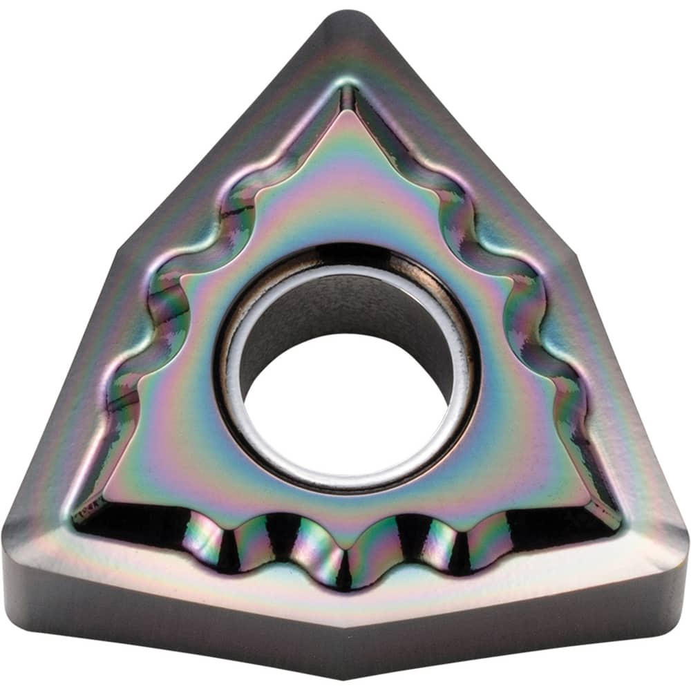 WNGG080404AH PDL025 Carbide Turning Insert Diamond-Like Carbon (DLC) Finish, Neutral, 1/2″ Inscribed Circle, 0.0157″ Corner Radius, 0.1874″ Thick, 80° Trigon