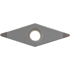 VBGW160402T00815ME Honeycomb CBN Turning Insert Megacoat Finish, Neutral, 3/8″ Inscribed Circle, 0.0079″ Corner Radius, 0.1874″ Thick, 35° Diamond, Series KBN