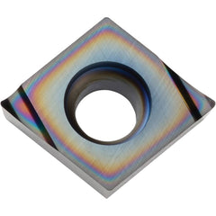 CCGT120408R-A3 PDL025 Carbide Turning Insert Diamond-Like Carbon (DLC) Finish, RH, 1/2″ Inscribed Circle, 0.0315″ Corner Radius, 0.1874″ Thick, 80° Diamond