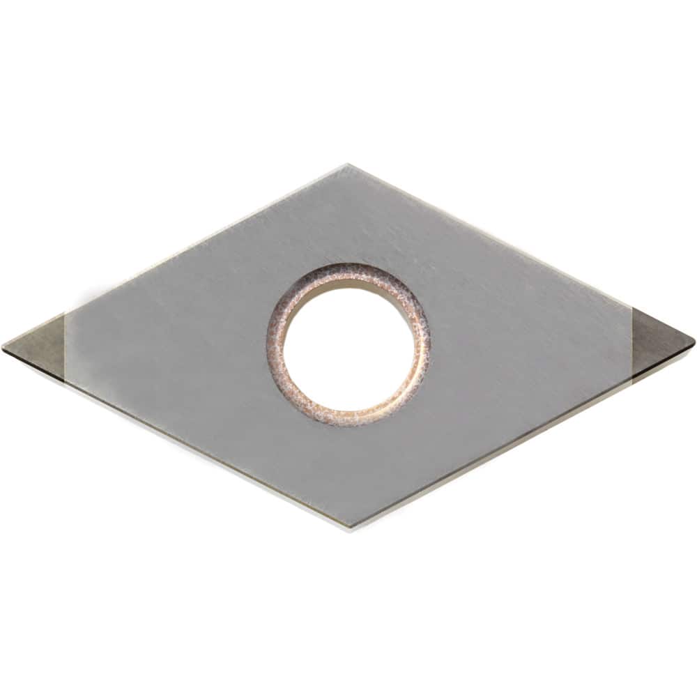 DNGA150404S01730MET Honeycomb CBN Turning Insert Megacoat Finish, Neutral, 1/2″ Inscribed Circle, 0.0157″ Corner Radius, 0.1874″ Thick, 55° Diamond, Series KBN