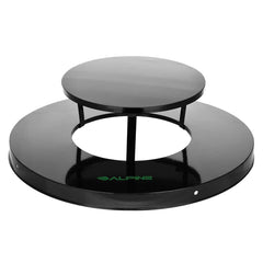 Alpine Industries - Trash Can & Recycling Container Lids; Lid Shape: Round ; Container Shape: Round ; Container Size Compatibility (Gal.): 38 ; Color/Finish: Black ; Brand Compatibility: Alpine Industries 479-38 ; Color: Black - Exact Tooling
