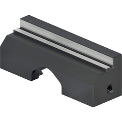 Schunk - Vise Jaws; Jaw Shape: Double Step ; Jaw Width (mm): 70.00 ; Jaw Width (Inch): 3 ; Jaw Width (Decimal Inch): 3 ; Jaw Height (mm): 24.00 ; Jaw Height (Inch): 1 - Exact Tooling