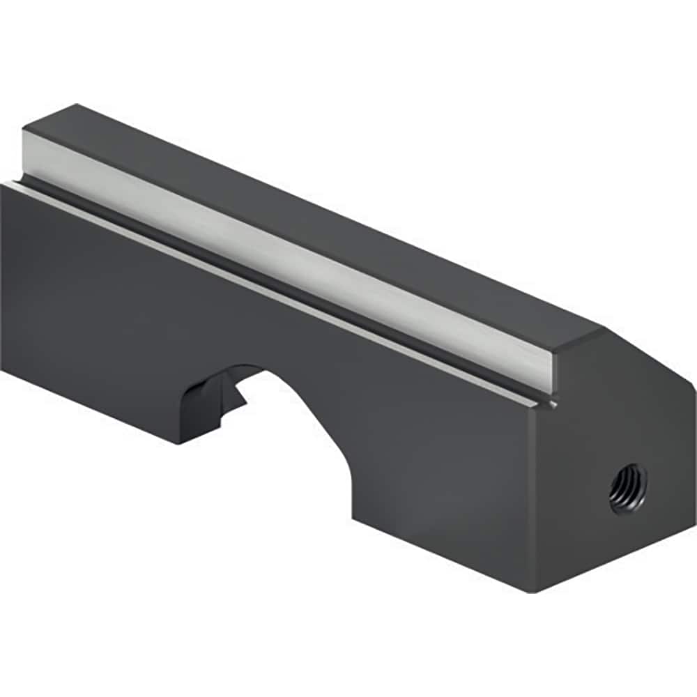 Schunk - Vise Jaws; Jaw Shape: Step ; Jaw Width (mm): 70.00 ; Jaw Width (Inch): 3 ; Jaw Width (Decimal Inch): 3 ; Jaw Height (mm): 24.00 ; Jaw Height (Inch): 1 - Exact Tooling