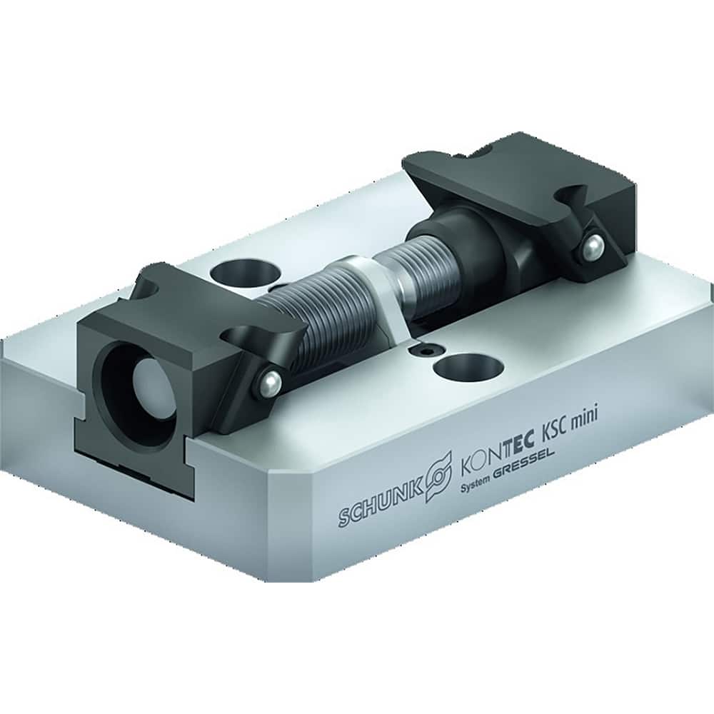 Schunk - Self-Centering Vises; Jaw Width (mm): 70.00 ; Maximum Jaw Opening Capacity (mm): 77.00 ; Maximum Jaw Opening Capacity (Inch): 3 ; Maximum Jaw Opening Capacity (Decimal Inch): 3.0315 ; Throat Depth (mm): 24.00 ; Operation Type: Manual - Exact Tooling