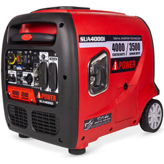 AI Power - Portable Power Generators; Fuel Type: Gasoline ; Starting Method: Manual ; Wattage: 4000 ; Wattage (kW): 3.5 ; Run Time Full Load (Hours): 5.00 ; Horsepower (HP): 5.4 - Exact Tooling