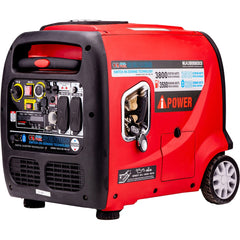 AI Power - Portable Power Generators; Fuel Type: Gasoline; Propane ; Starting Method: Electric/Manual; Remote Start ; Wattage: 3800 ; Wattage (kW): 3.5 ; Run Time Full Load (Hours): 5.00 ; Horsepower (HP): 5.1 - Exact Tooling