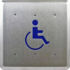 Dorma Kaba - Push Plates; Type: Square Push Plate ; Overall Length (Inch): 4-3/4 ; Finish/Coating: Brushed - Exact Tooling