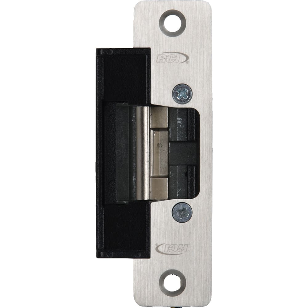 Dorma Kaba - Strikes; Type: Standard Profile Centerline Strikes ; Length (Inch): 4-7/8 ; Width (Inch): 1-1/4 ; Material: Zinc ; Finish/Coating: Brushed Stainless (32D) - Exact Tooling