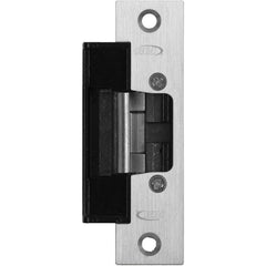 Dorma Kaba - Strikes; Type: Standard Profile Centerline Strikes ; Length (Inch): 4-7/8 ; Width (Inch): 1-1/4 ; Material: Zinc ; Finish/Coating: Brushed Stainless (32D) - Exact Tooling