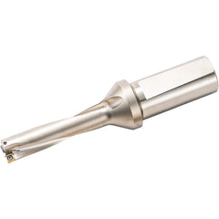 Kyocera - Indexable Insert Drills; Drill Style: DRV ; Drill Diameter (mm): 15.50 ; Maximum Drill Depth (mm): 62.00 ; Shank Type: Cylindrical ; Shank Diameter (mm): 20.0000 ; Cutting Direction: Right Hand - Exact Tooling