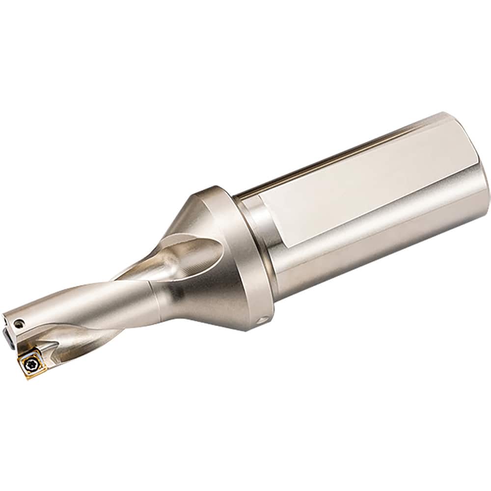 Kyocera - Indexable Insert Drills; Drill Style: DRV ; Drill Diameter (mm): 31.00 ; Maximum Drill Depth (mm): 62.00 ; Shank Type: Cylindrical ; Shank Diameter (mm): 32.0000 ; Cutting Direction: Right Hand - Exact Tooling