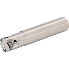 Kyocera - Indexable Square-Shoulder End Mills; Cutting Diameter (Decimal Inch): 1.0000 ; Cutting Diameter (Inch): 1 ; Shank Type: Cylindrical ; Shank Diameter (Inch): 1.0000 ; Overall Length/Projection (Decimal Inch): 3.7370 ; Lead Angle: 90 - Exact Tooling