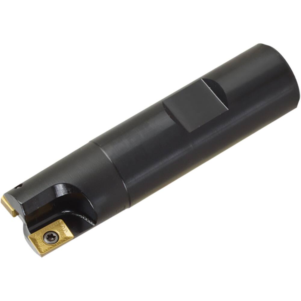 Kyocera - Indexable Square-Shoulder End Mills; Cutting Diameter (Decimal Inch): 0.5625 ; Cutting Diameter (Inch): 0.5625 ; Shank Type: Cylindrical ; Shank Diameter (Inch): 0.5000 ; Overall Length/Projection (Decimal Inch): 2.7800 ; Lead Angle: 90 - Exact Tooling