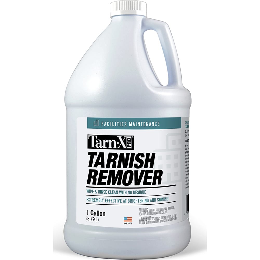 Tarn-X PRO - Metal, Stone & Furniture Polishes & Cleaners; Type: Tarnish Remover ; Form: Liquid ; Container Size (fl. oz.): 16 ; Container Size (Gal.): 1.00 ; Container Size (Qt.): 0.480 ; Container Size (kg): 0 - Exact Tooling