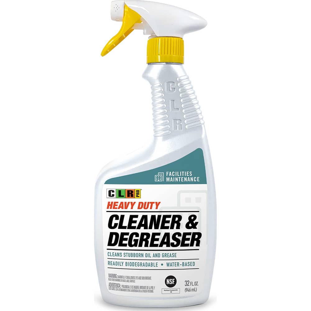 CLR Pro - All-Purpose Cleaners & Degreasers; Type: Non-Chlorinated Heavy Duty Degreaser; Cleaner/Degreaser ; Container Type: Spray Bottle ; Container Size: Bottle ; Scent: Soapy ; Form: Liquid; Liquid Concentrate ; Material Application: Asphalt; Auto Bod - Exact Tooling