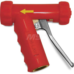 SANI-LAV - Sprayers & Nozzles; Type: Mid-Sized Spray Nozzle ; Color: Red ; Connection Type: Female to Male ; Material: Brass; Stainless Steel ; Material Grade: N/A ; Pipe Size (Inch): 3/4 - Exact Tooling