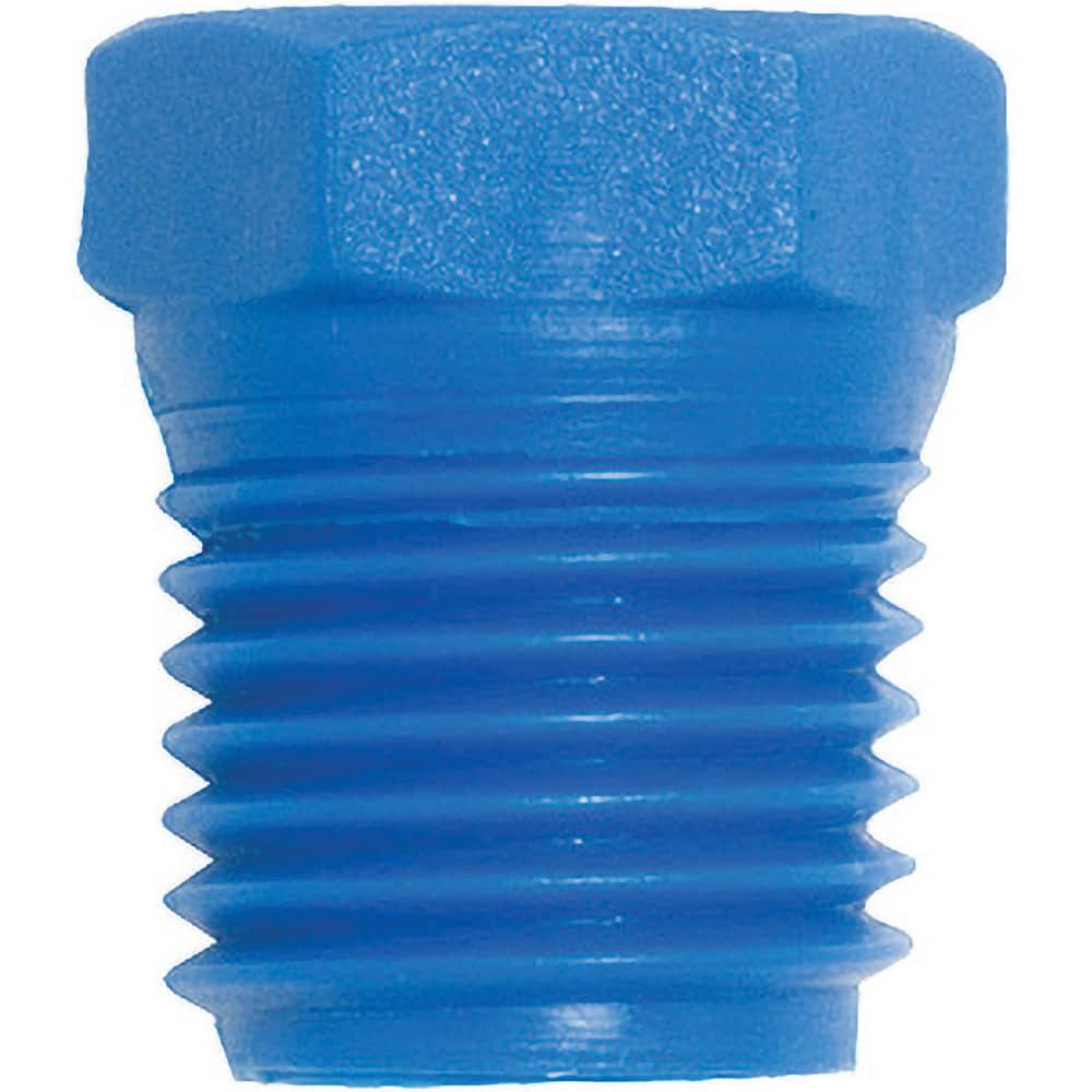 Loc-Line - Coolant Hose Elbows, Fittings & Reducers; Type: BSPT ; For Use With: These 1/4 Pipe plugs are used in our Magnetic Manifold Kits pn#40400, 40463, 40480 ; Hose Inside Diameter: 1/4 ; Connection Type: BSPT x NPT/NPTF ; Body Material: Acetal ; Nu - Exact Tooling