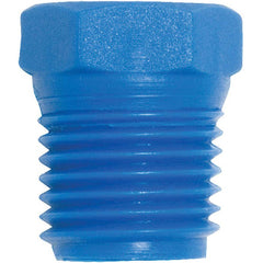 Loc-Line - Coolant Hose Elbows, Fittings & Reducers; Type: BSPT ; For Use With: These 1/4 Pipe plugs are used in our Magnetic Manifold Kits pn#40400, 40463, 40480 ; Hose Inside Diameter: 1/4 ; Connection Type: BSPT x NPT/NPTF ; Body Material: Acetal ; Nu - Exact Tooling