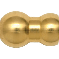 Loc-Line - Coolant Hose Adapters, Connectors & Sockets; Type: Adapter ; Hose Inside Diameter (Inch): 1/4 ; Thread Type: NonThreaded ; Connection Type: 14mm Ball Spherical (Fish Eye) ; Body Material: Brass ; Maximum Flow Rate (GPM): 4.17 - Exact Tooling