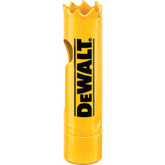 DeWALT - Hole Saws; Saw Diameter (Inch): 11/16 ; Cutting Depth (Inch): 1-3/4 ; Saw Material: Bi-Metal ; Cutting Edge Style: Toothed Edge ; Material Application: Metal; Plastic; Wood - Exact Tooling