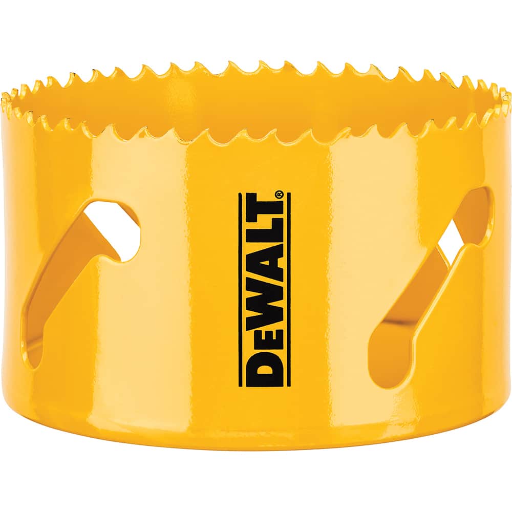 DeWALT - Hole Saws; Saw Diameter (Inch): 3-1/4 ; Cutting Depth (Inch): 1-3/4 ; Saw Material: Bi-Metal ; Cutting Edge Style: Toothed Edge ; Material Application: Metal; Plastic; Wood ; Pipe Size Compatibility (Inch): 1-1/4 - Exact Tooling