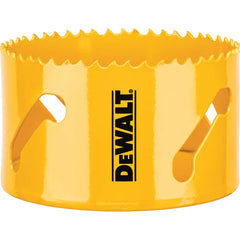DeWALT - Hole Saws; Saw Diameter (Inch): 3-1/4 ; Cutting Depth (Inch): 1-3/4 ; Saw Material: Bi-Metal ; Cutting Edge Style: Toothed Edge ; Material Application: Metal; Plastic; Wood ; Pipe Size Compatibility (Inch): 1-1/4 - Exact Tooling