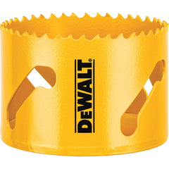DeWALT - Hole Saws; Saw Diameter (Inch): 3 ; Cutting Depth (Inch): 1-3/4 ; Saw Material: Bi-Metal ; Cutting Edge Style: Toothed Edge ; Material Application: Metal; Plastic; Wood - Exact Tooling