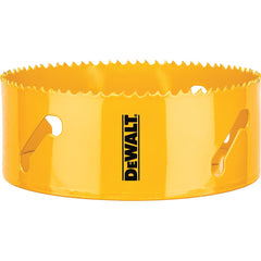 DeWALT - Hole Saws; Saw Diameter (Inch): 5-1/2 ; Cutting Depth (Inch): 1-3/4 ; Saw Material: Bi-Metal ; Cutting Edge Style: Toothed Edge ; Material Application: Metal; Plastic; Wood - Exact Tooling
