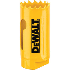 DeWALT - Hole Saws; Saw Diameter (Inch): 1-1/16 ; Cutting Depth (Inch): 1-3/4 ; Saw Material: Bi-Metal ; Cutting Edge Style: Toothed Edge ; Material Application: Metal; Plastic; Wood ; Pipe Tap Compatibility (Inch): 2 - Exact Tooling