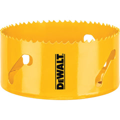 DeWALT - Hole Saws; Saw Diameter (Inch): 4-1/4 ; Cutting Depth (Inch): 1-3/4 ; Saw Material: Bi-Metal ; Cutting Edge Style: Toothed Edge ; Material Application: Metal; Plastic; Wood ; Pipe Size Compatibility (Inch): 3/8 - Exact Tooling