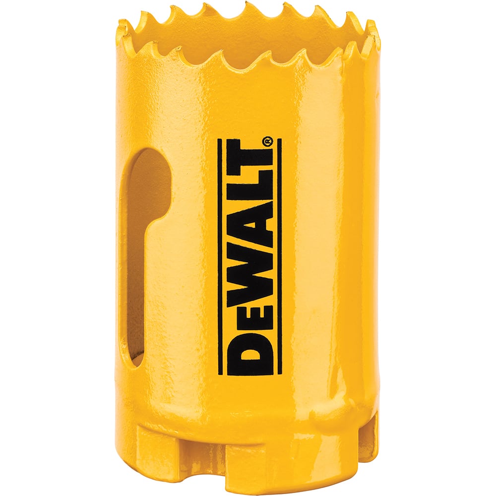 DeWALT - Hole Saws; Saw Diameter (Inch): 1-7/16 ; Cutting Depth (Inch): 1-3/4 ; Saw Material: Bi-Metal ; Cutting Edge Style: Toothed Edge ; Material Application: Metal; Plastic; Wood - Exact Tooling