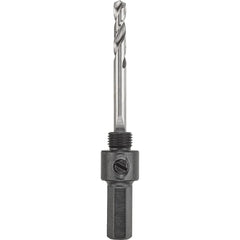 DeWALT - Hole-Cutting Tool Arbors; Tool Compatibility: Hole Saws ; Minimum Tool Diameter Compatibility (Inch): 1-1/4 ; Maximum Tool Diameter Compatibility (Inch): 6 ; Shank Type: Hex ; Shank Cross-Section Shape: Hex ; Integral Pilot Type: None - Exact Tooling