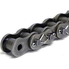 Shuster - 100-1COTX10, 1-1/4" Pitch, ANSI 100, Cottered Single Strand Chain - Exact Tooling